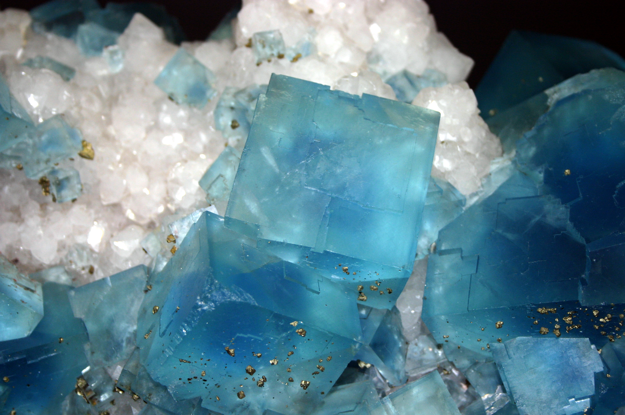 Crystal minerals, like Illinois fluorite and geodes