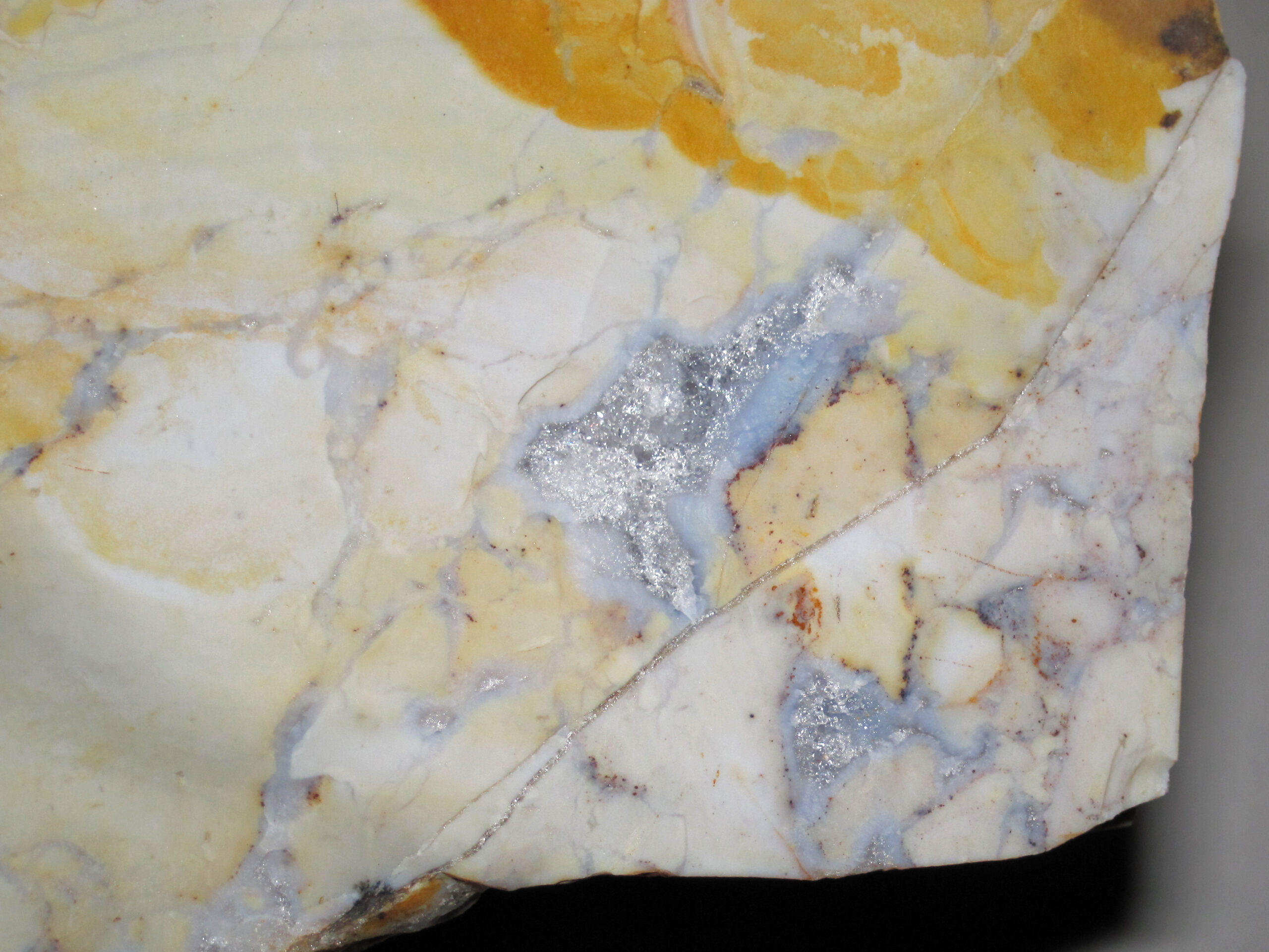 Silica mineral, like Ohio's colourful flint