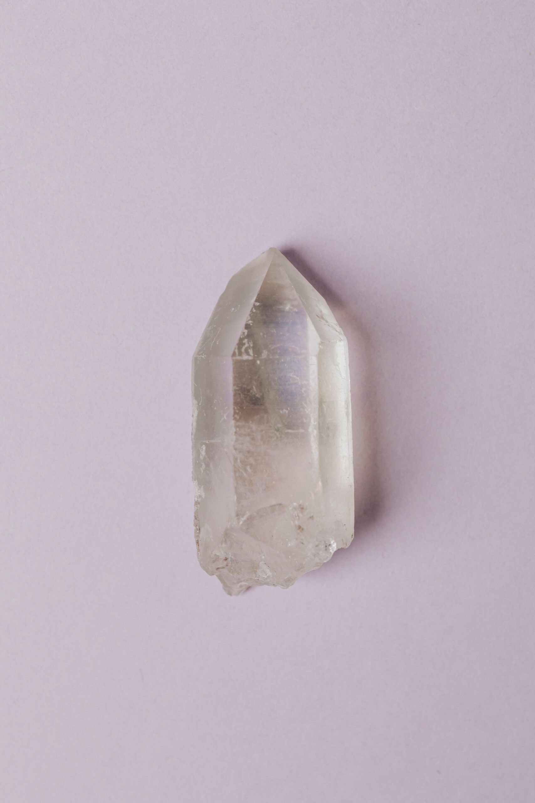 Clear quartz crystals of the kind lining a geode cavity