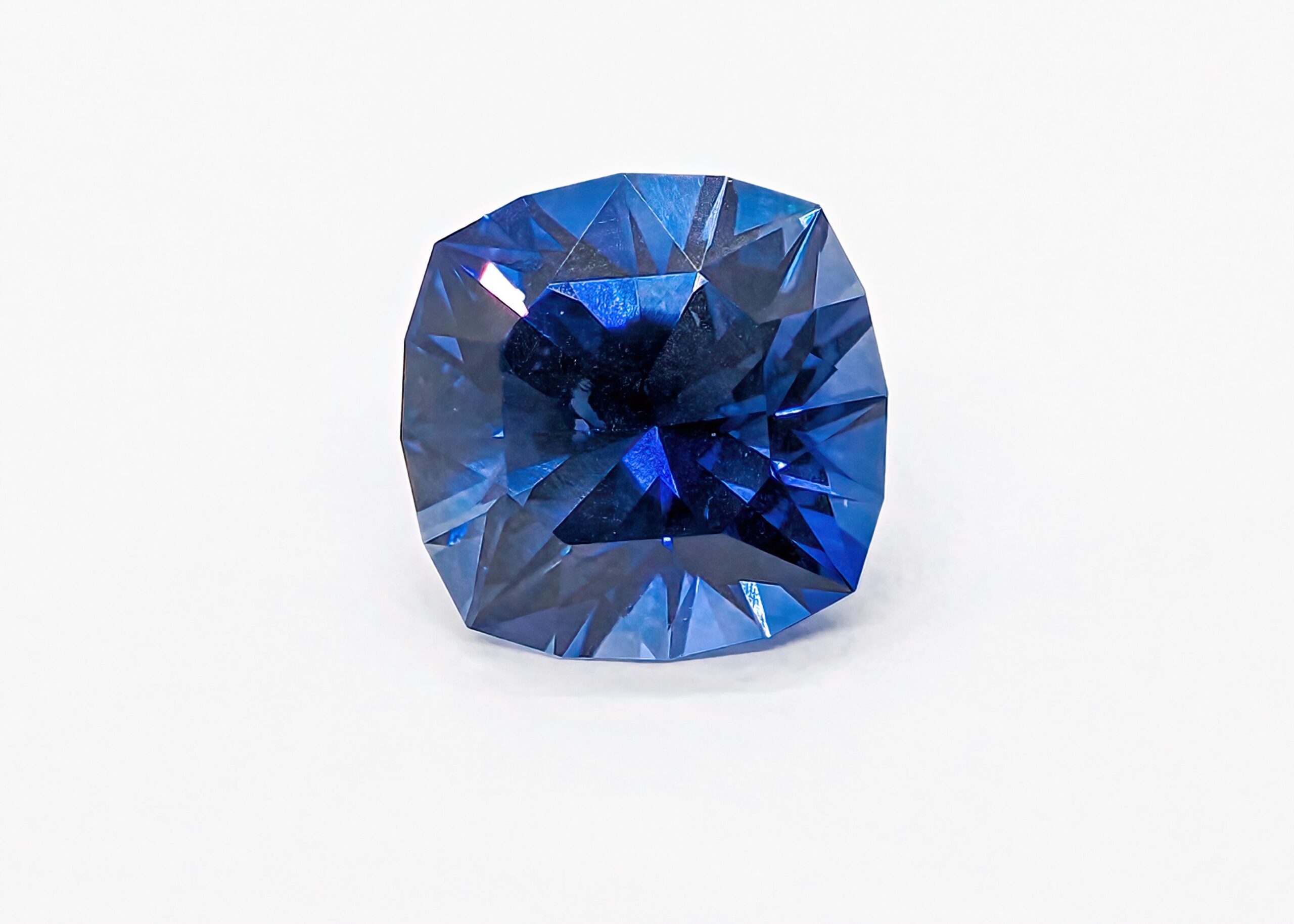 A vivid blue sapphire, the gem Montana is famous for